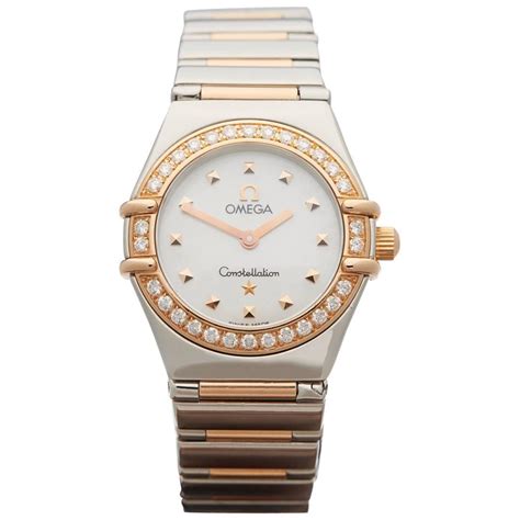 omega constellation women|omega constellation diamond bezel.